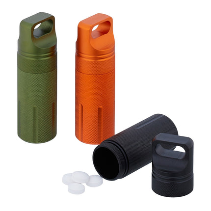 Capsule pentru breloc din aluminiu rezistent la apă, set de 3