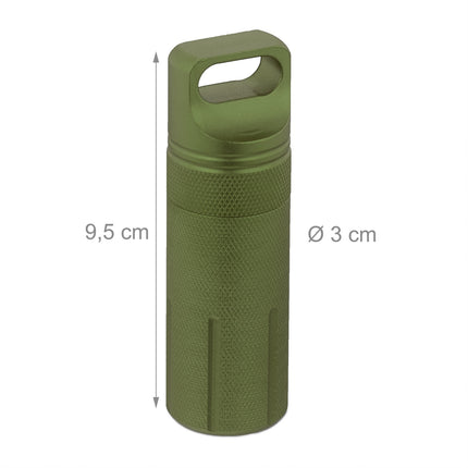 Capsule rezistente la apă pentru breloc din aluminiu - set de 3
