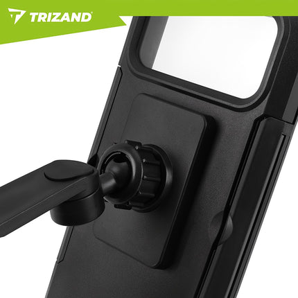 Suport telefon bicicletă impermeabil, rotație 360°, montare pe ghidon