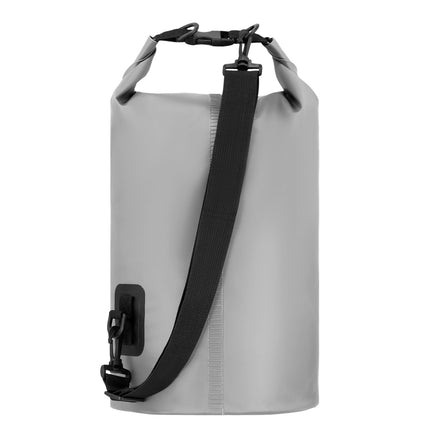 Geantă gri impermeabilă, capacitate 15 l