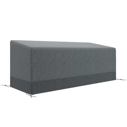 Husă impermeabilă pentru mobilier de exterior, 600D Oxford, 190.5x72x76cm