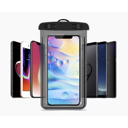 Husă impermeabilă pentru telefon - neagră 23414