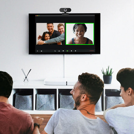 Webcam HD 1080p with built-in microphone
