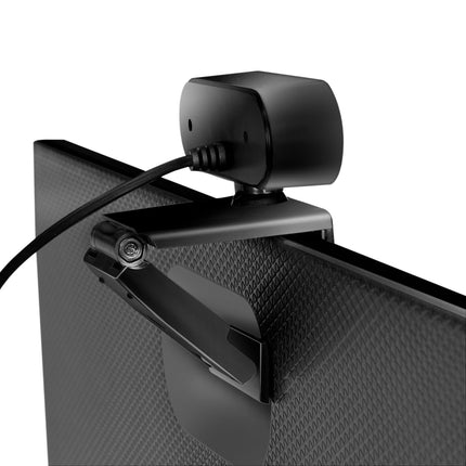 Webcam HD 1080p with built-in microphone