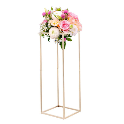 Wedding Flower Stands, 10-Pack 31.5 Inch Gold Columns