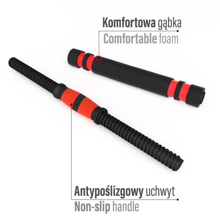 Set de greutăți 20 kg - gantere reglabile 6 în 1