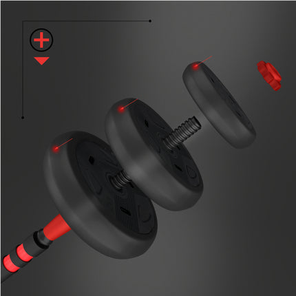 Set de greutăți 20 kg - gantere reglabile 6 în 1