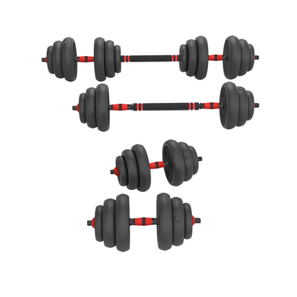 Set de greutăți 20 kg - gantere reglabile 6 în 1