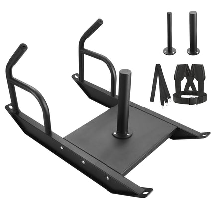 Weight Sled With Handle And Harness, Fits 25/51 mm Plates