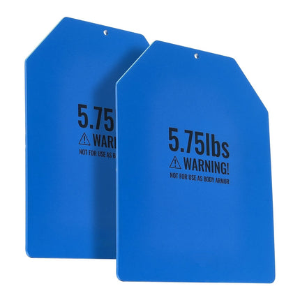 Weight Vest Plates, Pair 2.6 kg, Steel, Contoured Fit