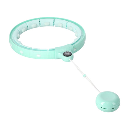 Hula Hoop verde ponderat cu contor
