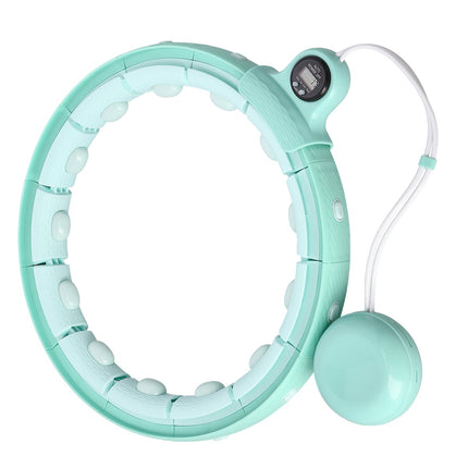 Hula Hoop verde ponderat cu contor