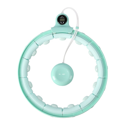 Hula Hoop verde ponderat cu contor