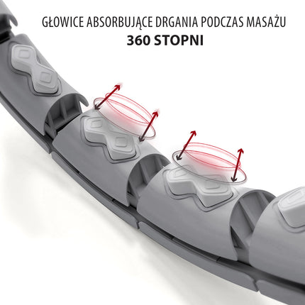 Hula Hoop ponderat cu blat, negru