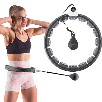 Hula Hoop ponderat cu blat, negru