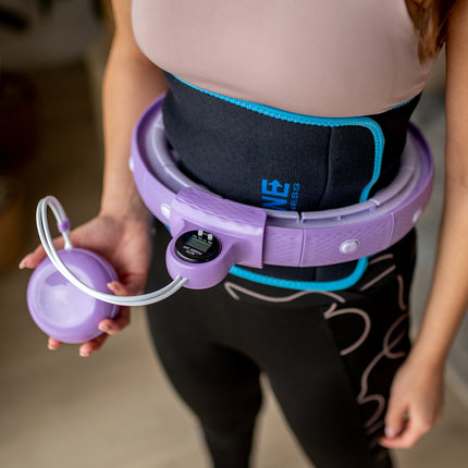 Hula Hoop ponderat cu contor, violet
