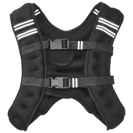 Weighted Vest 12 lb, Reflective Stripes, Adjustable Buckles