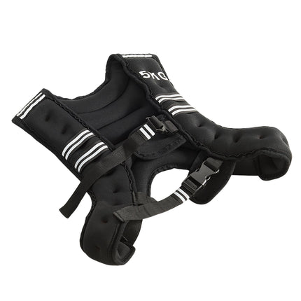 Vestă lestată 5 kg, neopren, bretele reglabile, reflectorizantă