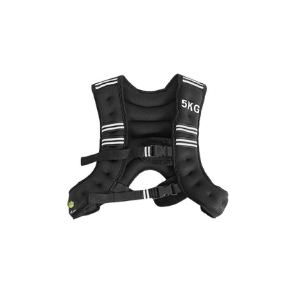 Vestă lestată 5 kg, neopren, bretele reglabile, reflectorizantă