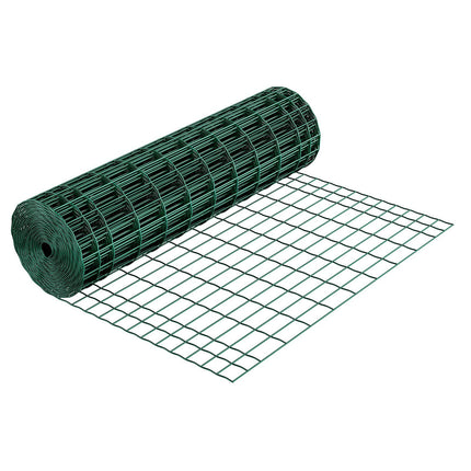 Welded Wire Farm Fence Roll, 1 x 25 m, 2 x 4 in Mesh, 2.1mm