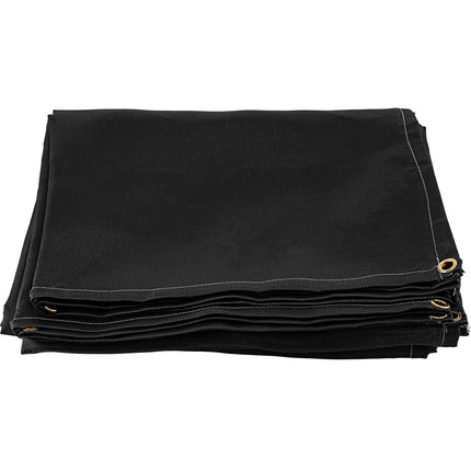 Welding Blanket 6 x 10 ft Fiberglass Fire Retardant, Grommets