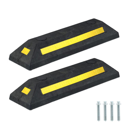 Cale de roată, set de 2 – cauciuc rezistent, reflectorizante