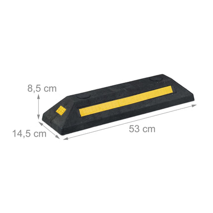 Cale de roată, set de 2 – cauciuc rezistent, reflectorizante