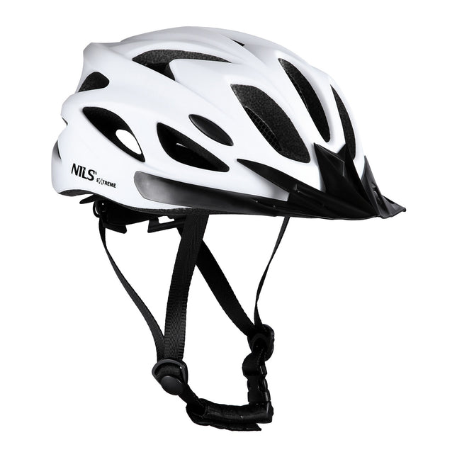 Casca alba de bicicleta, marimea M (51-60cm)