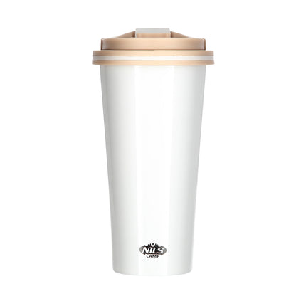 Cupa termica alba, 18 oz, izolata