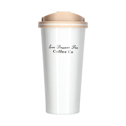 Cupa termica alba, 18 oz, izolata
