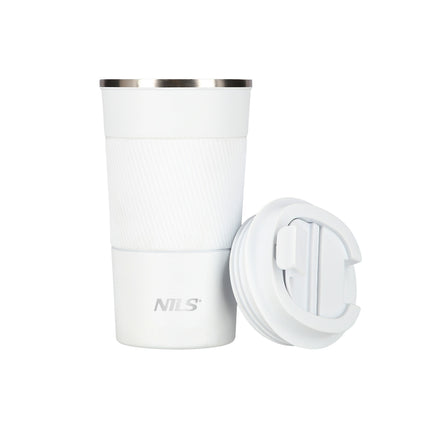 Cupă termică albă – izolată, capacitate de 9 oz