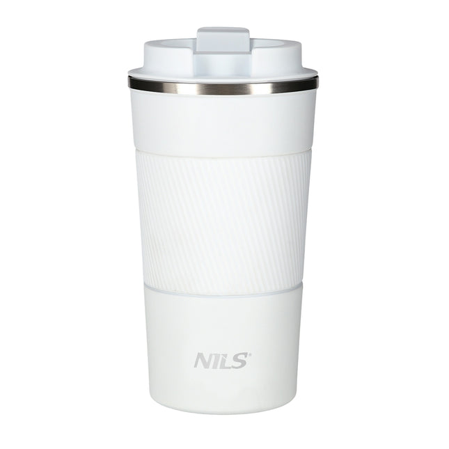 Cupă termică albă – izolată, capacitate de 9 oz