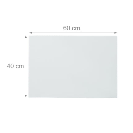 Tablă magnetică din sticlă albă