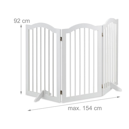 Poarta de securitate alba 92 cm