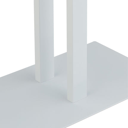 Suport pentru prosoape alb T-Design