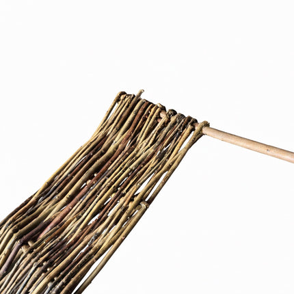Bordură de grădină din răchită cu salcie – Set de bordură flexibilă