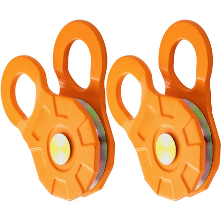 Winch Snatch Block Pulley, 25,000 lb WLL, 2-Pack