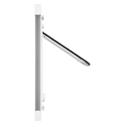Window Cat Door, Adjustable 584–711 mm, 4-Way Lock; Aluminum Frame