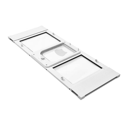 Window Cat Door, Adjustable 889–1016 mm, 4-Way Lock