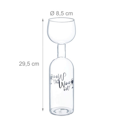 Sticla de vin Sticla 750ml - Cadou distractiv pentru iubitorii de vin