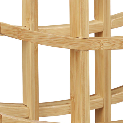 Raft pentru vin din bambus 9 sticle