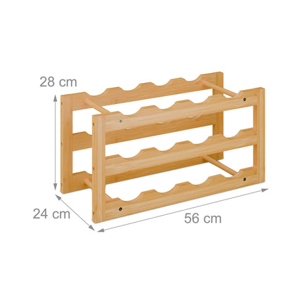 Raft pentru vin pentru 12 sticle