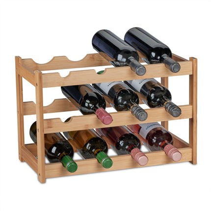 Raft pentru vin pentru 12 sticle