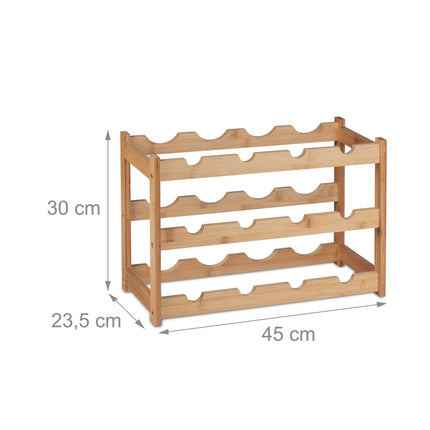 Raft pentru vin pentru 12 sticle