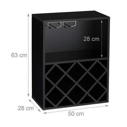Raft pentru vin pentru 8 sticle