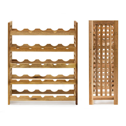 Raft pentru vin din nuc pentru 25 de sticle