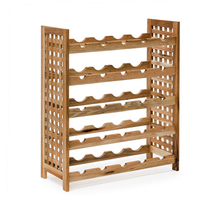 Raft pentru vin din nuc pentru 25 de sticle
