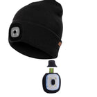Winter hat with flashlight - black Trizand 22663