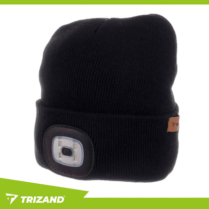 Palarie de iarna cu lanterna - neagra Trizand 22663