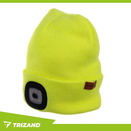 Palarie de iarna cu lanterna - galben Trizand 22664